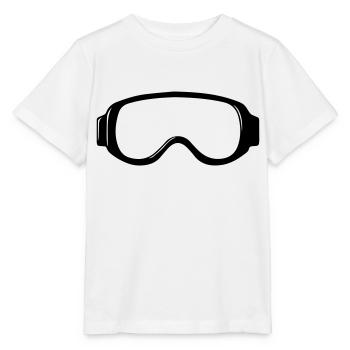 Lunettes de ski - T-shirt bio MINI CREATOR Stanley/Stella Enfant - blanc - Devant - Maike (125cm)