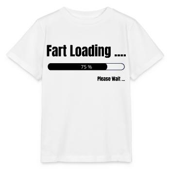 Fart Loading - Stanley/Stella MINI CREATOR Kids’ T-Shirt - white - Front - Maike (125cm)