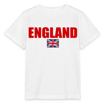 ENGLAND ENGLISH BRITISH FLAG - Stanley/Stella MINI CREATOR Kids’ T-Shirt - white - Front - Maike (125cm)