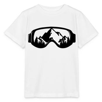Lunettes de ski - T-shirt bio MINI CREATOR Stanley/Stella Enfant - blanc - Devant - Maike (125cm)