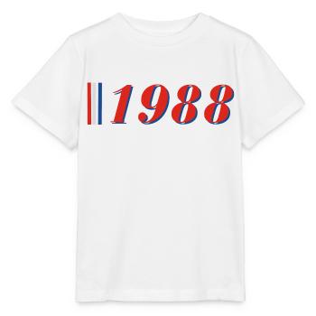 Year 1988 - Stanley/Stella MINI CREATOR Kids’ T-Shirt - white - Front - Maike (125cm)