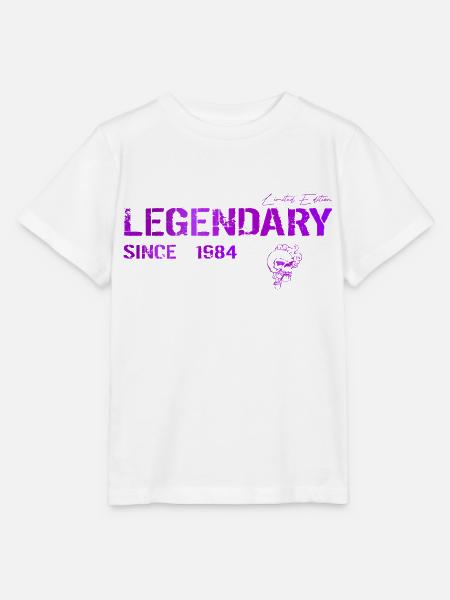 Légendaire depuis 1984 Cadeau - T-shirt bio MINI CREATOR Stanley/Stella Enfant - blanc
