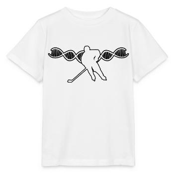 Joueur de hockey sur glace Fan de hockey Équipe de hockey sur glace Hockey sur glace - T-shirt bio MINI CREATOR Stanley/Stella Enfant - blanc - Devant - Maike (125cm)