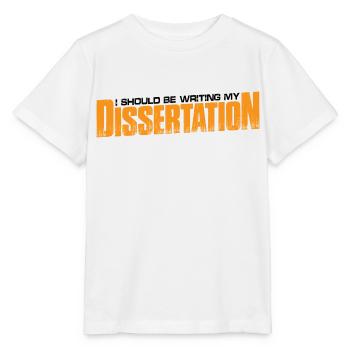 Je devrais écrire ma thèse 10 - T-shirt bio MINI CREATOR Stanley/Stella Enfant - blanc - Devant - Maike (125cm)