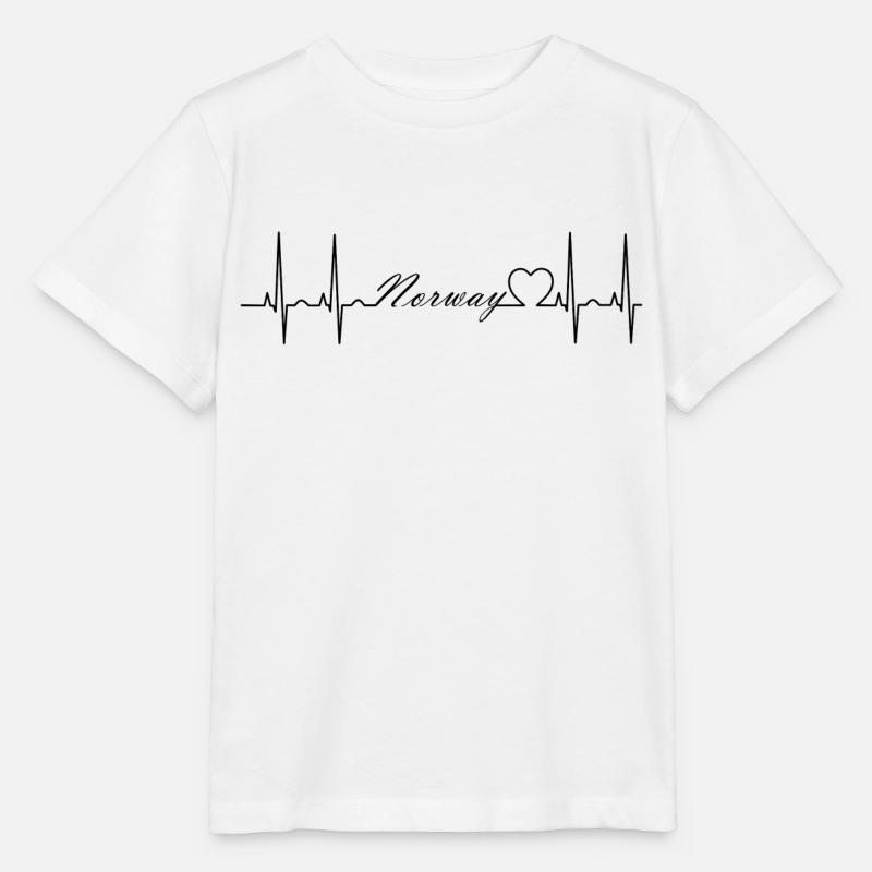 Norvège - T-shirt bio MINI CREATOR Stanley/Stella Enfant - blanc