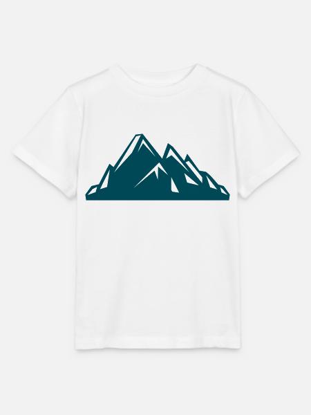 mountains - Stanley/Stella Kinder T-Shirt MINI CREATOR - Weiß