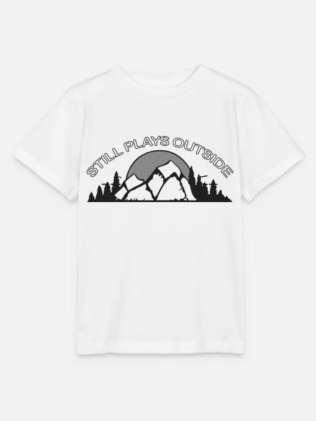 Rock Climbing - Stanley/Stella MINI CREATOR Kids’ T-Shirt - white