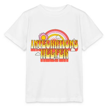 Assistante d’intégration I-Helper School KiTa Blume - T-shirt bio MINI CREATOR Stanley/Stella Enfant - blanc - Devant - Maike (125cm)