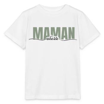 Mommy Darling - Mom Gift - Stanley/Stella MINI CREATOR Kids’ T-Shirt - white - Front - Maike (125cm)