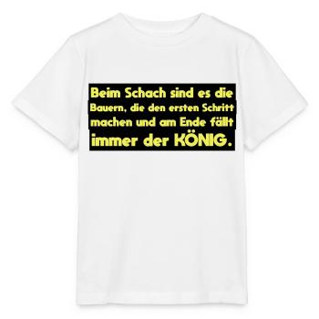 Funny Farmer Farmer Sayings - Stanley/Stella MINI CREATOR Kids’ T-Shirt - white - Front - Maike (125cm)