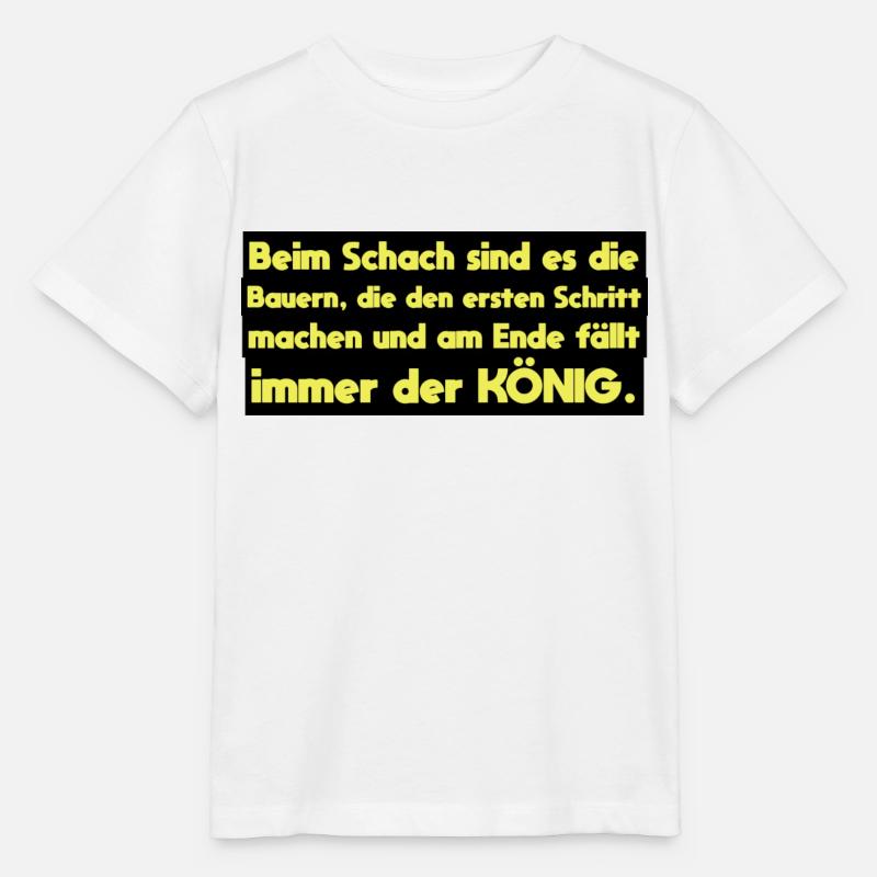 Dictons fermiers drôles - T-shirt bio MINI CREATOR Stanley/Stella Enfant - blanc
