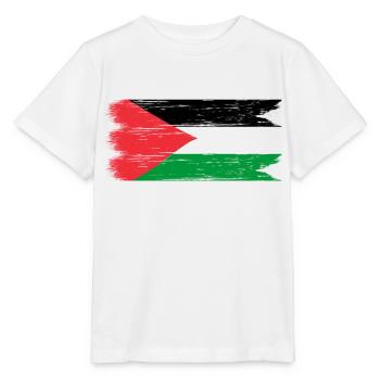 Beau drapeau palestinien - T-shirt bio MINI CREATOR Stanley/Stella Enfant - blanc - Devant - Maike (125cm)