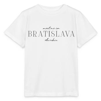 T-shirt Bratislava : charme sur le Danube - T-shirt bio MINI CREATOR Stanley/Stella Enfant - blanc - Devant - Maike (125cm)