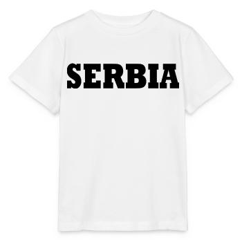 Serbien - Stanley/Stella Kinder T-Shirt MINI CREATOR  - Weiß - Vorne - Maike (125cm)