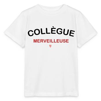 Collègue merveilleuse - T-shirt bio MINI CREATOR Stanley/Stella Enfant - blanc - Devant - Maike (125cm)