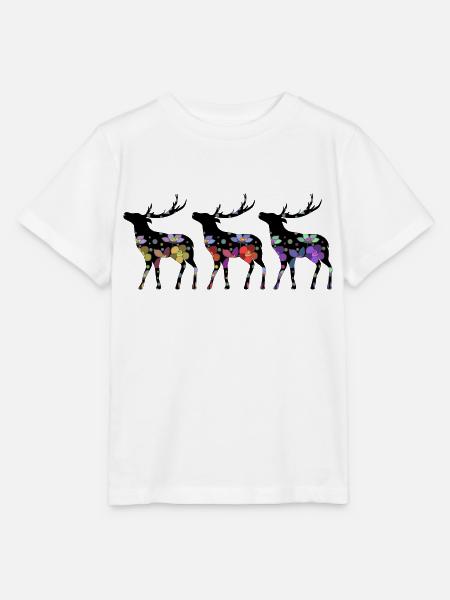 Hirsch - Stanley/Stella Kinder T-Shirt MINI CREATOR  - Weiß
