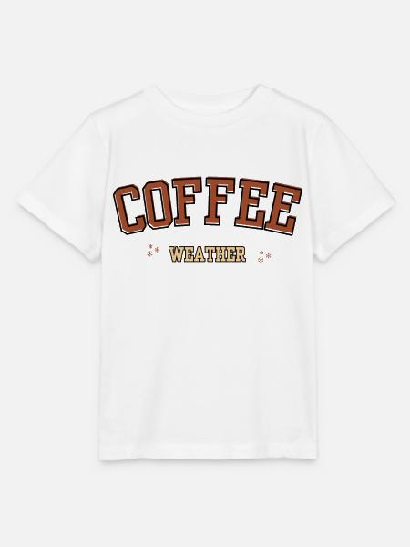 Kaffee-Wetter - Stanley/Stella Kinder T-Shirt MINI CREATOR  - Weiß