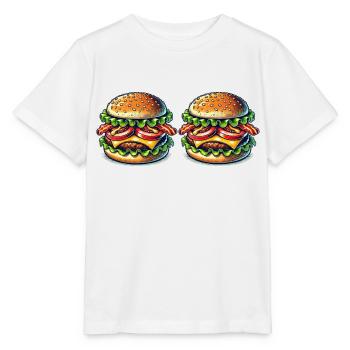Burger - T-shirt bio MINI CREATOR Stanley/Stella Enfant - blanc - Devant - Maike (125cm)
