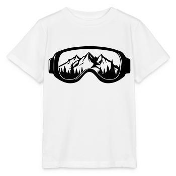 Lunettes de ski - T-shirt bio MINI CREATOR Stanley/Stella Enfant - blanc - Devant - Maike (125cm)
