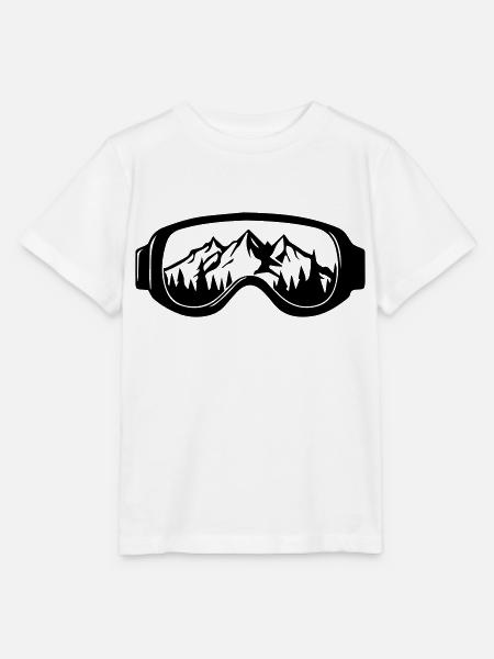 Skibrille - Stanley/Stella Kinder T-Shirt MINI CREATOR - Weiß