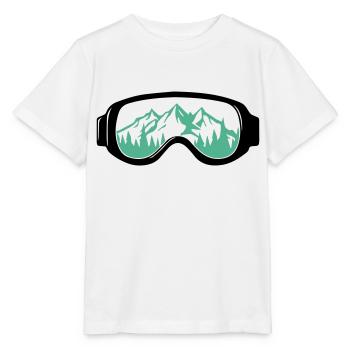 Lunettes de ski - T-shirt bio MINI CREATOR Stanley/Stella Enfant - blanc - Devant - Maike (125cm)