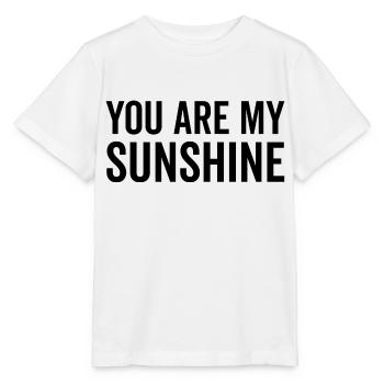 Tu es mon rayon de soleil - T-shirt bio MINI CREATOR Stanley/Stella Enfant - blanc - Devant - Maike (125cm)