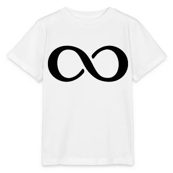 Symbol Unendlichkeit - Stanley/Stella Kinder T-Shirt MINI CREATOR  - Weiß - Vorne - Maike (125cm)