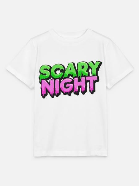 Scary Night - Stanley/Stella Kinder T-Shirt MINI CREATOR - Weiß