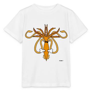 Kraken o' Roger - Stanley/Stella Kinder T-Shirt MINI CREATOR  - Weiß - Vorne - Maike (125cm)