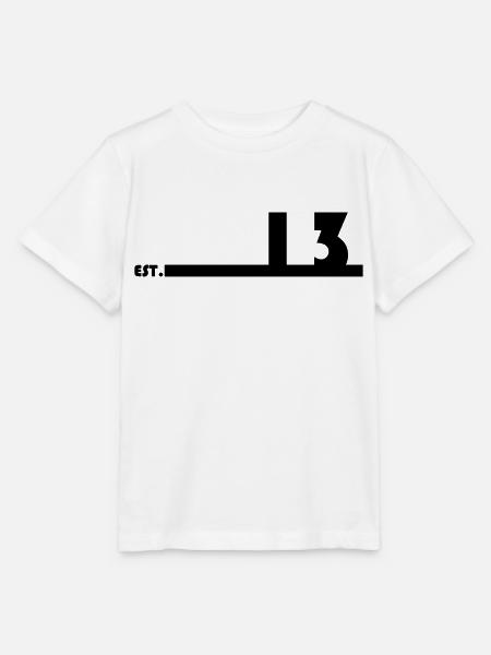 13_Black_Bauhaus93 - Stanley/Stella Kinder T-Shirt MINI CREATOR  - Weiß