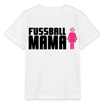 Fußball-Mama - Stanley/Stella Kinder T-Shirt MINI CREATOR  - Weiß - Vorne - Maike (125cm)