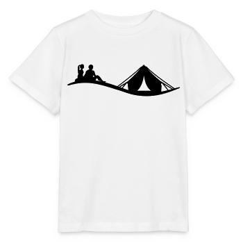 Freizeit - Camping - Stanley/Stella Kinder T-Shirt MINI CREATOR  - Weiß - Vorne - Maike (125cm)