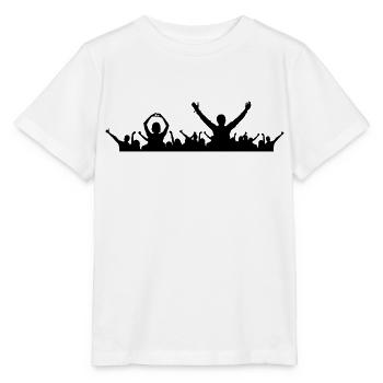 Menschen - Konzert Festival - Stanley/Stella Kinder T-Shirt MINI CREATOR  - Weiß - Vorne - Maike (125cm)