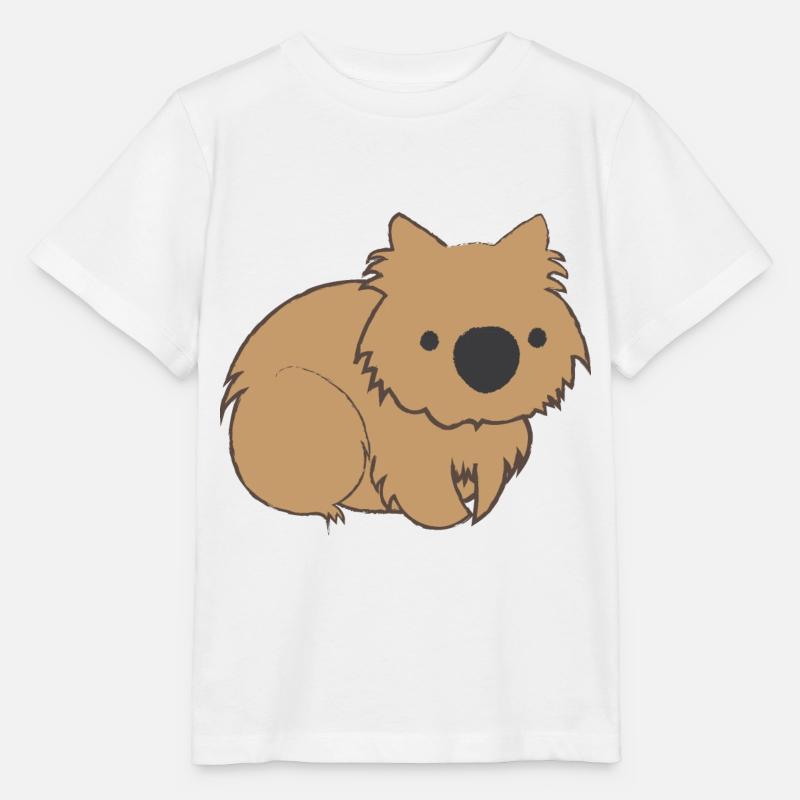 Cute wombat wombat - Stanley/Stella MINI CREATOR Kids’ T-Shirt - white