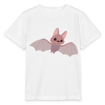 chauve souris - T-shirt bio MINI CREATOR Stanley/Stella Enfant - blanc - Devant - Maike (125cm)