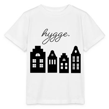 Inscription Hygge - Ville - T-shirt bio MINI CREATOR Stanley/Stella Enfant - blanc - Devant - Maike (125cm)