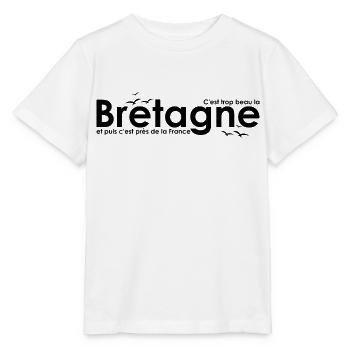 Schöne Bretagne - Stanley/Stella Kinder T-Shirt MINI CREATOR  - Weiß - Vorne - Maike (125cm)