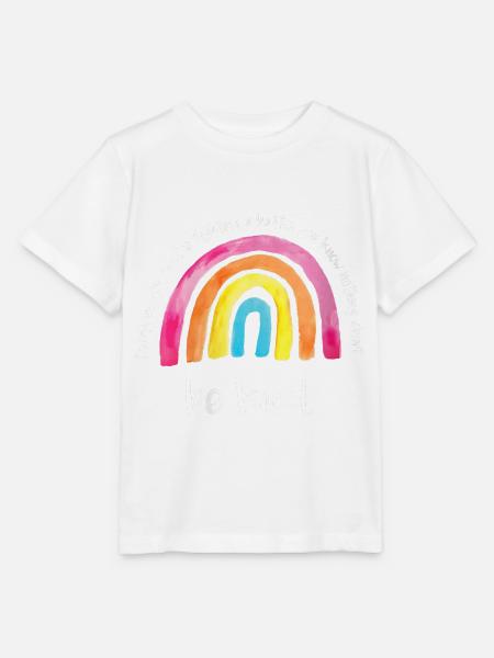 Sei nett, seit nett miteinander BE KIND, - Stanley/Stella Kinder T-Shirt MINI CREATOR  - Weiß