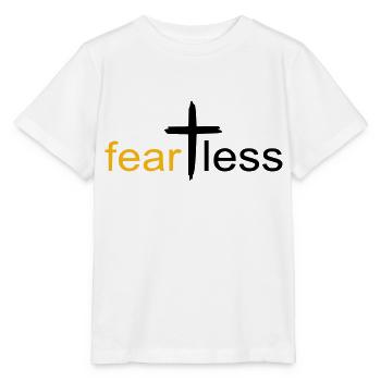 fearless gold by csDesign - Stanley/Stella MINI CREATOR Kids’ T-Shirt - white - Front - Maike (125cm)