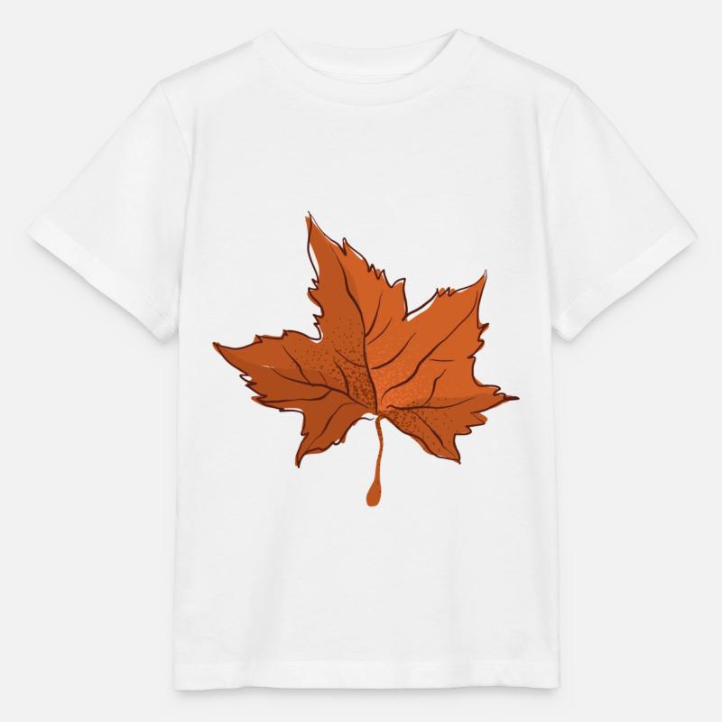 Feuille d’automne Feuille d’automne - T-shirt bio MINI CREATOR Stanley/Stella Enfant - blanc