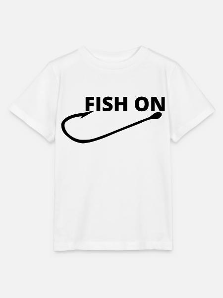 Fischen auf - Stanley/Stella Kinder T-Shirt MINI CREATOR  - Weiß