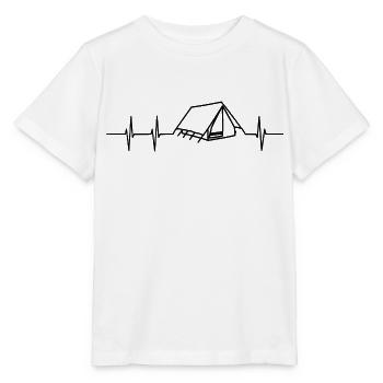 Heartbeat Camping - Stanley/Stella MINI CREATOR Kids’ T-Shirt - white - Front - Maike (125cm)