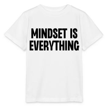 Mindset ist alles - Stanley/Stella Kinder T-Shirt MINI CREATOR  - Weiß - Vorne - Maike (125cm)