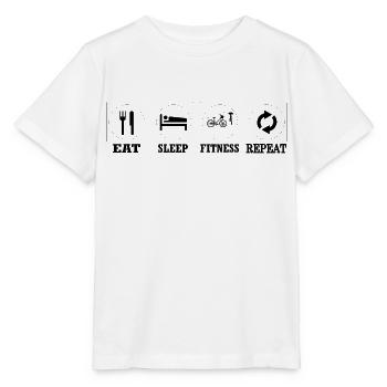 Marathon Triathlon Running Jogging Biking Cycling - Stanley/Stella MINI CREATOR Kids’ T-Shirt - white - Front - Maike (125cm)