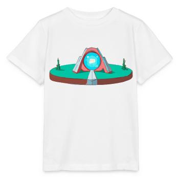 Raumschiff - Stanley/Stella Kinder T-Shirt MINI CREATOR  - Weiß - Vorne - Maike (125cm)