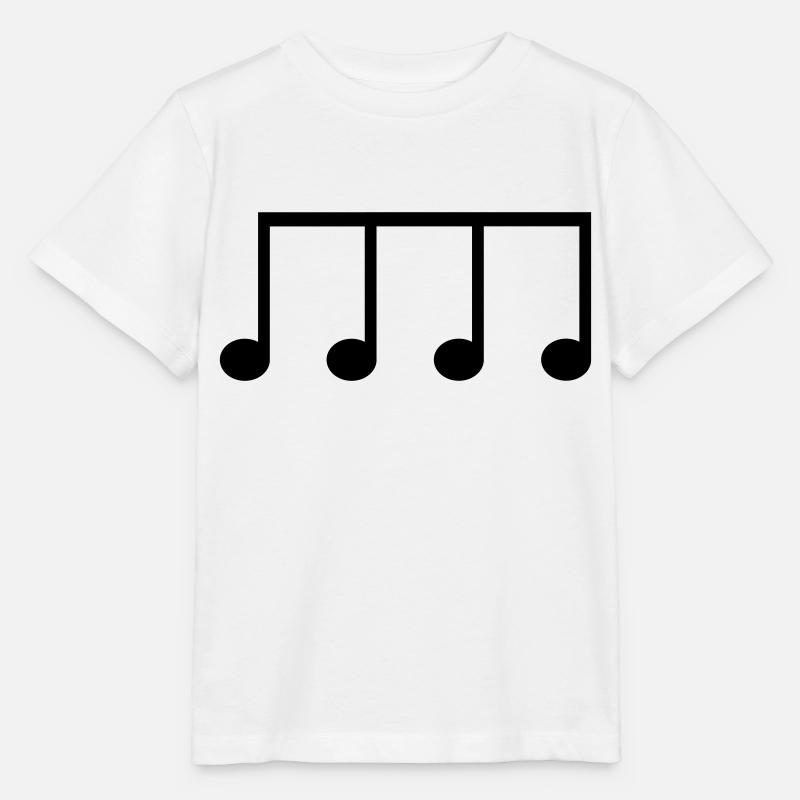 Achtelnote Symbol zum personalisieren - Stanley/Stella Kinder T-Shirt MINI CREATOR  - Weiß