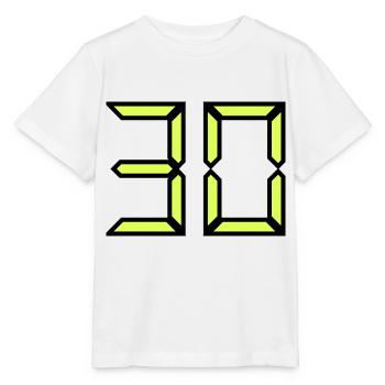 30. 30 YEARS. 30TH ANNIVERSARY. 30 YEARS ANNIVERSARY - Stanley/Stella MINI CREATOR Kids’ T-Shirt - white - Front - Maike (125cm)