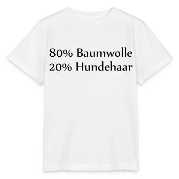 Dog Hund - Stanley/Stella Kinder T-Shirt MINI CREATOR  - Weiß - Vorne - Maike (125cm)