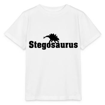 Stegosaurus - Stanley/Stella Kinder T-Shirt MINI CREATOR  - Weiß - Vorne - Maike (125cm)