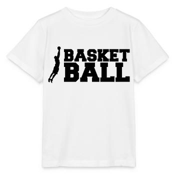 basketball - Stanley/Stella MINI CREATOR Kids’ T-Shirt - white - Front - Maike (125cm)